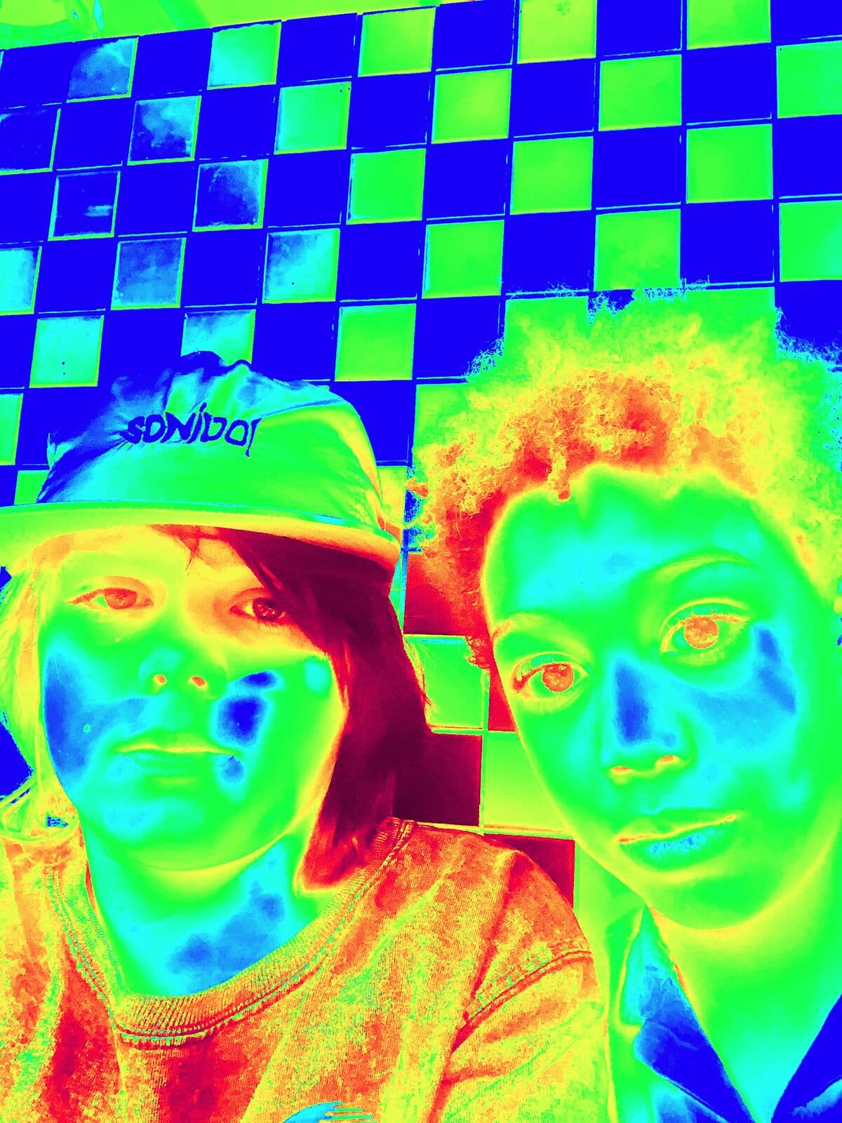Messy Checkers — thermal portrait 1 of 2
